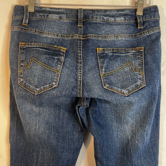 Max Jeans Skimmer Denim Jeans Tapered Leg Casual Basic Size 8 - Picture 4 of 9